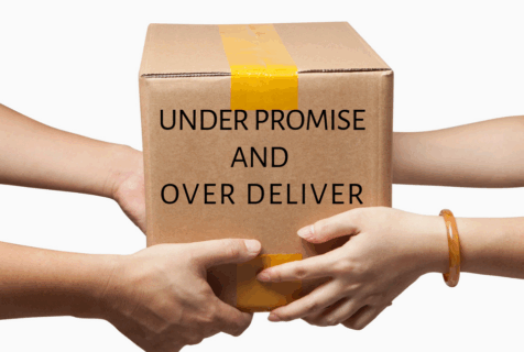 Принцип Under Promise And Over Deliver